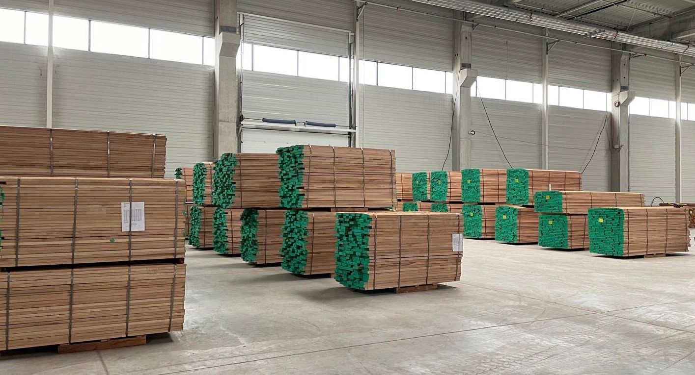 Beech hardwood lumber